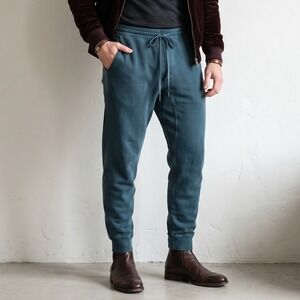 Tom Ford Sweatpants Mens 54 Blue Cotton Drawstring‎ Jogger Pants Luxury Italy